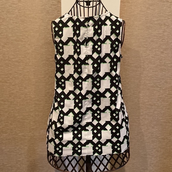 Peter Pilotto for target black, white, green, and grey sleeveless blouse - Picture 5 of 5